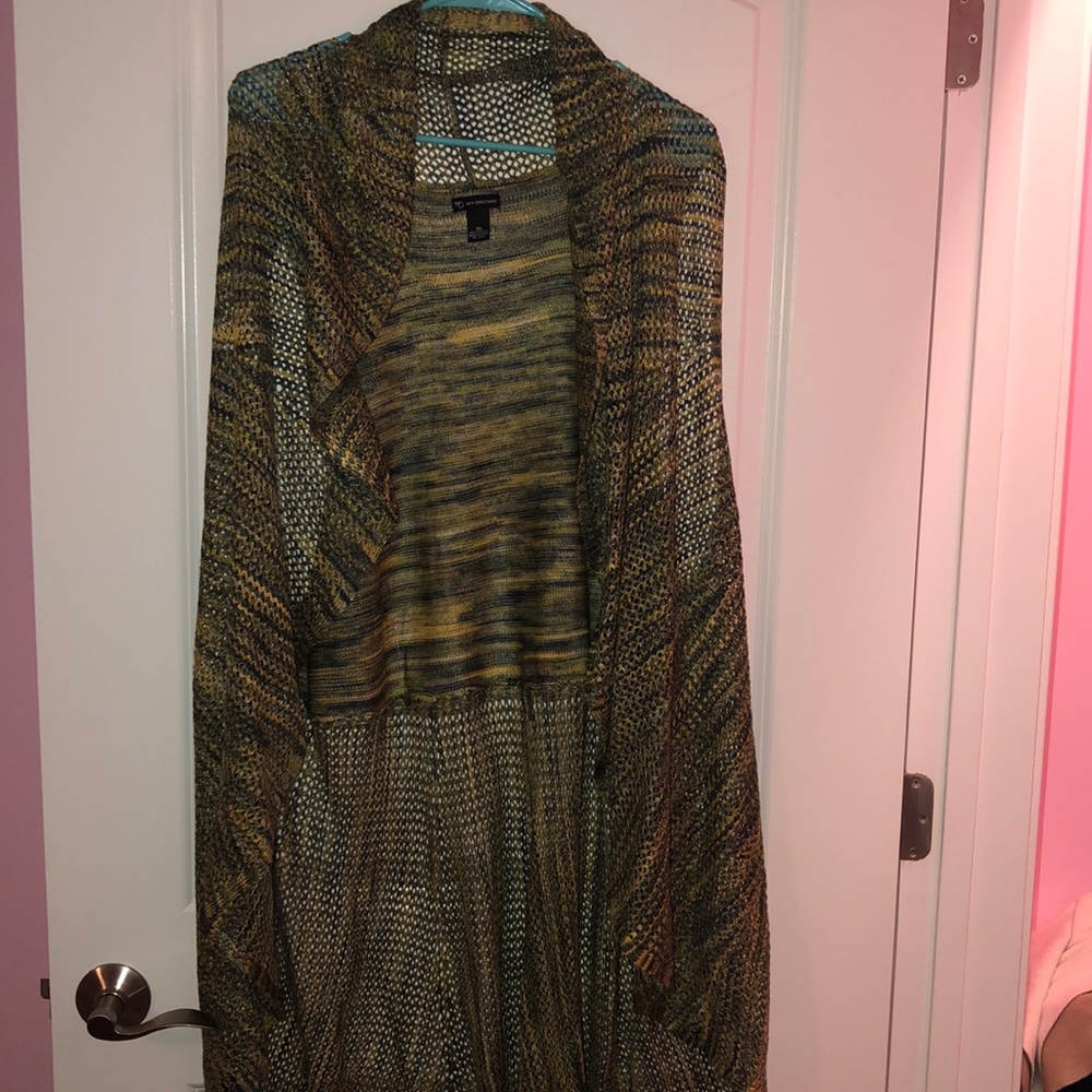 Long knit vest